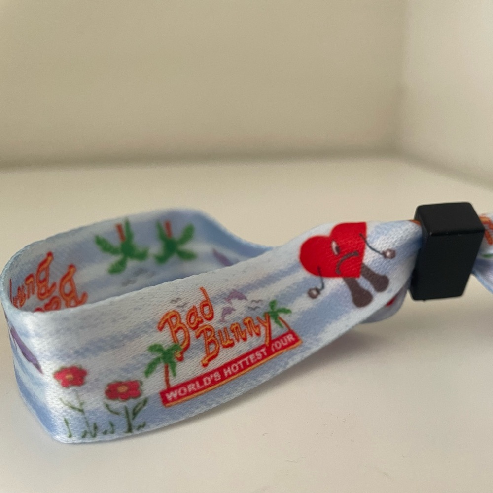 Exclusive Bad Bunny World's Hottest Tour Wristbands